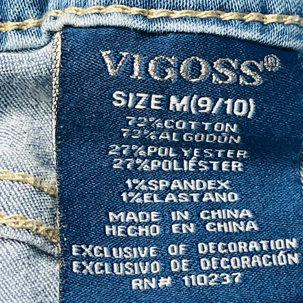 Y&F Overalls & Vigoss Shorts Girls Size 9 10 Lot Acid Wash Daisy Floral Denim